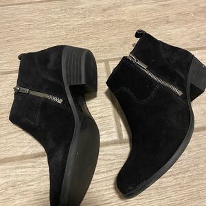 Lucky Brand Black Suede Boots